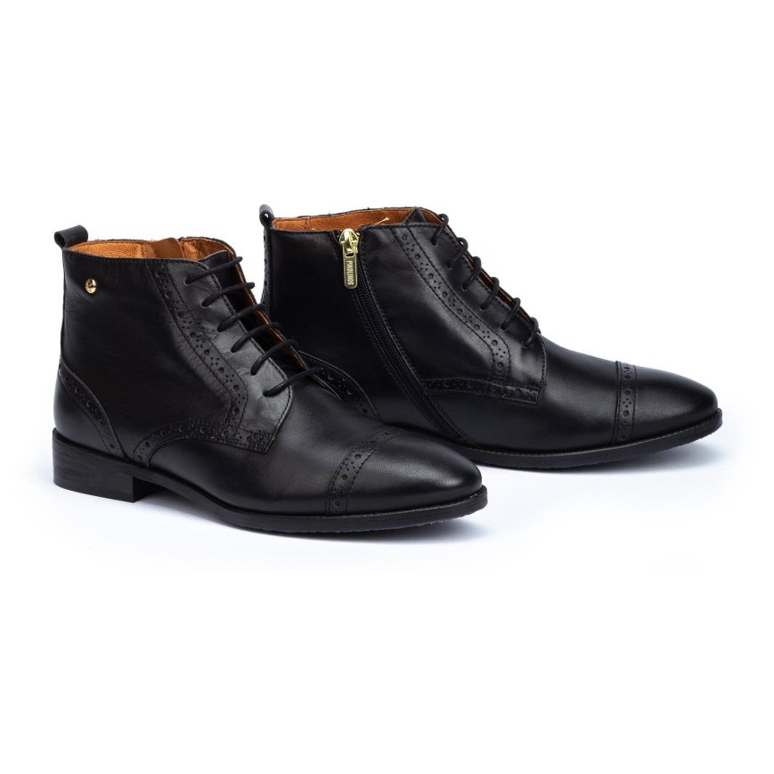 Women's Pikolinos ROYAL Ankle Boots Black | NZ G803195